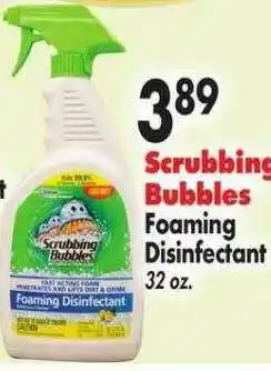 Ocean State Job Lot Scrubbing Bubbles Foaming Disinfectant offer