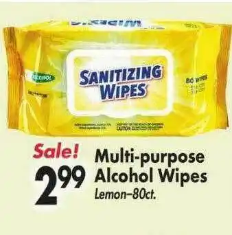 Ocean State Job Lot Mutli Purpose Alcohol Wipes offer