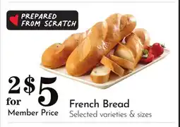 Pavilions French Bread offer
