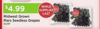 Heinen's Midwest Grown Mars Seedless Grapes offer