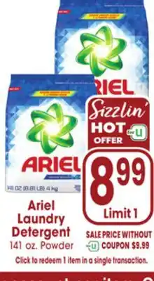 Jewel-Osco Ariel Laundry Detergent offer