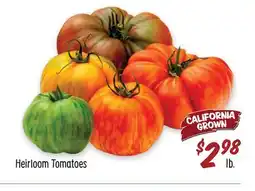 Sprouts Farmers Market Heirloom Tomatoes offer