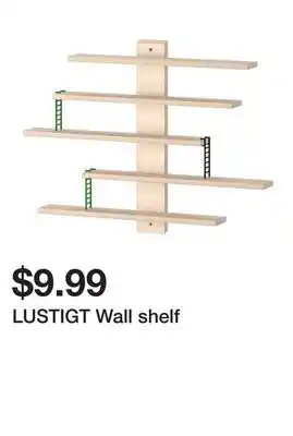 Ikea LUSTIGT Wall shelf offer