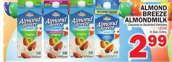 Bravo Supermarkets ALMOND BREEZE ALMONDMILK offer