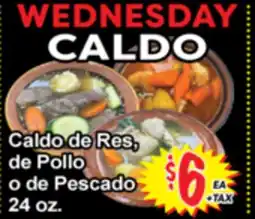Superior Grocers Caldo de Res, de Pollo o de Pescado offer