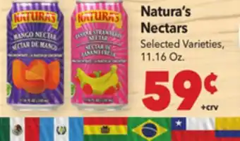 Vallarta Supermarkets Natura's Nectars offer