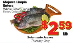El Super Fresh Whole Clean Tilapia offer
