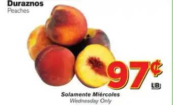 El Super Fresh Peaches offer