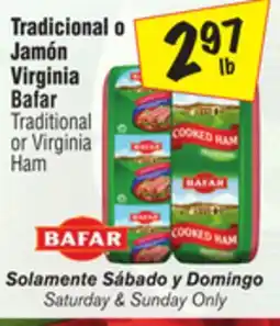 El Super Traditional or Virginia Ham offer
