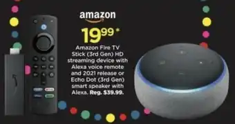Kohl's Amazon Fire TV Stick (3rd Gen) HD Streaming Device With Alexa Voice Remote And 2021 offer