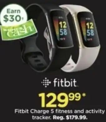 Kohl's Fitbit Charge 5 Fitness And Activity Tracker offer