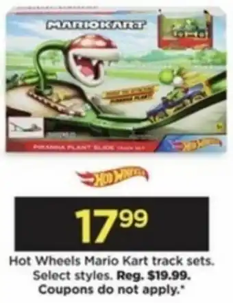 Kohl's Hot Wheels Mario Kart Track Sets offer