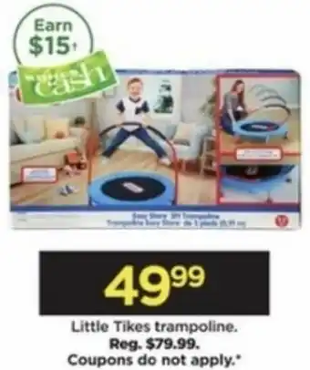 Kohl's Little Tikes Trampoline offer