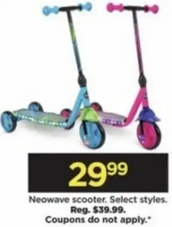 Kohl's Neowave Scooter offer