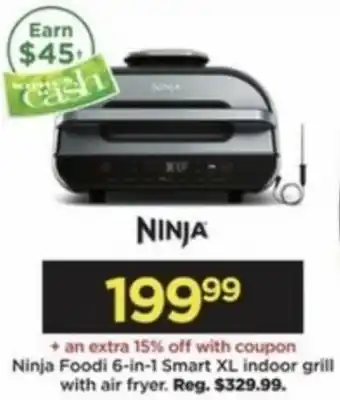 Ninja Foodi 6-In-1 Smart XL Indoor Grill With Air Fryer