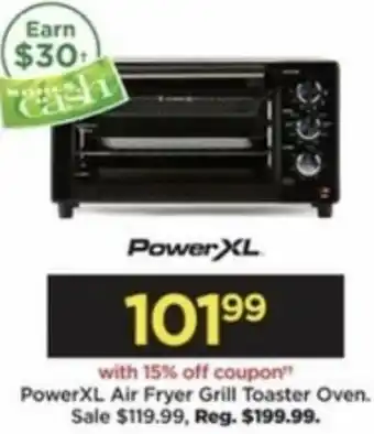 Kohl's PowerXL Air Fryer Grill Toaster Oven offer