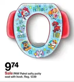 Target PAW Patrol softy potty seat with hook offer