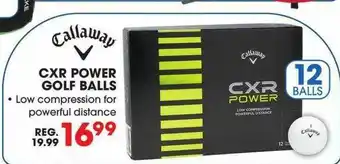 Big 5 Cxr Power Golf Balls offer