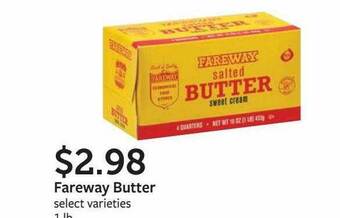 Fareway Fareway Butter offer