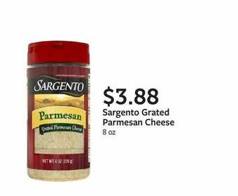 Fareway Sargento Grated Parmesan Cheese offer