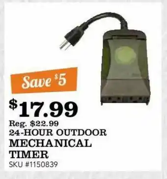 McLendon 24-hour Outdoor Mechanical Timer offer
