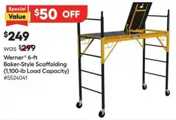 Lowe's Werner 6-ft Baker-Style Scaffolding offer