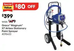 Lowe's Graco Magnum X7 Airless Stationary Paint Sprayer offer