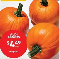 Aldi Pumpkins offer