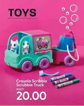 Hy-Vee Crayola Scribble Scrubbie Truck offer