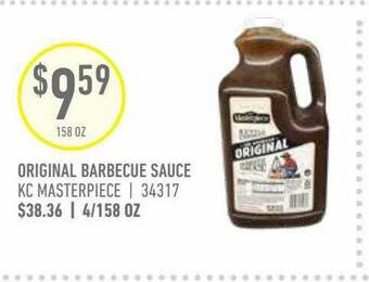 US Foods Chef's Store Original Barbecue Sauce offer