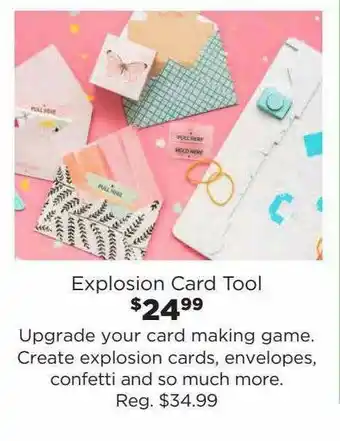 Explosion Card Tool