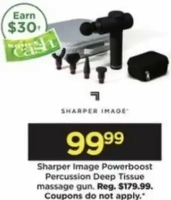 Kohl's Sharper Image Powerboost Percussion Deep Tissue offer
