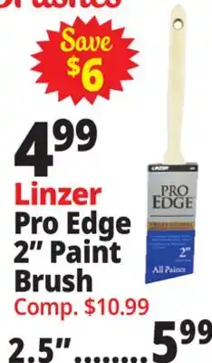 Ocean State Job Lot Linzer Pro Edge 2 Paint Brush offer