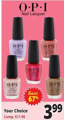 Ocean State Job Lot O.P.I Nail Lacquer offer