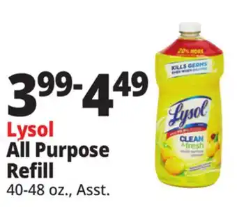 Ocean State Job Lot Lysol All Purpose Refill offer