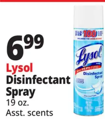 Ocean State Job Lot Lysol Disinfectant Spray offer