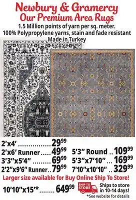 Ocean State Job Lot Newbury & Gramercy Our Premium Area Rugs offer