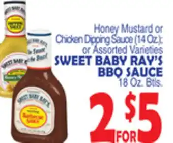 Bravo Supermarkets SWEET BABY RAY'S BBQ SAUCE offer