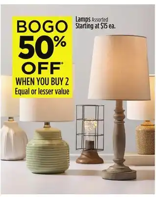 Dollar General Lamps offer