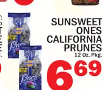 C Town SUNSWEET ONES CALIFORNIA PRUNES offer
