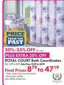 Boscov's ROYAL COURT Bath Coordinates offer