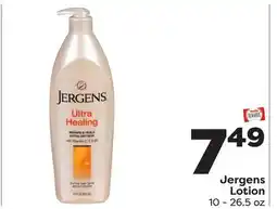 Weis Markets Jergens Lotion offer