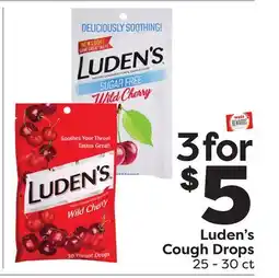 Weis Markets Luden's Cough Drops offer