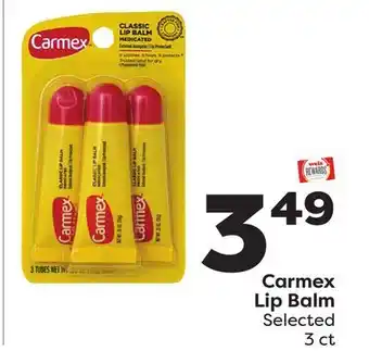 Weis Markets Carmex Lip Balm offer