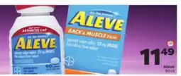Weis Markets Aleve offer