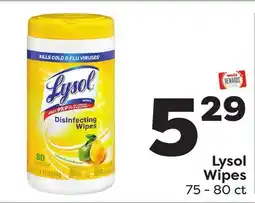 Weis Markets Lysol Wipes offer