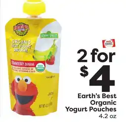 Weis Markets Earth's Best Organic Yogurt Pouches offer