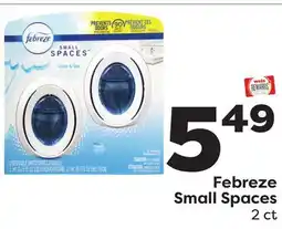 Weis Markets Febreze Small Spaces offer