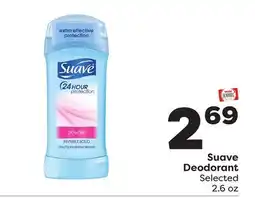 Weis Markets Suave Deodorant offer