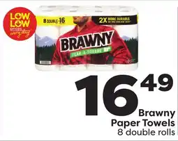 Weis Markets Brawny Paper Towels offer